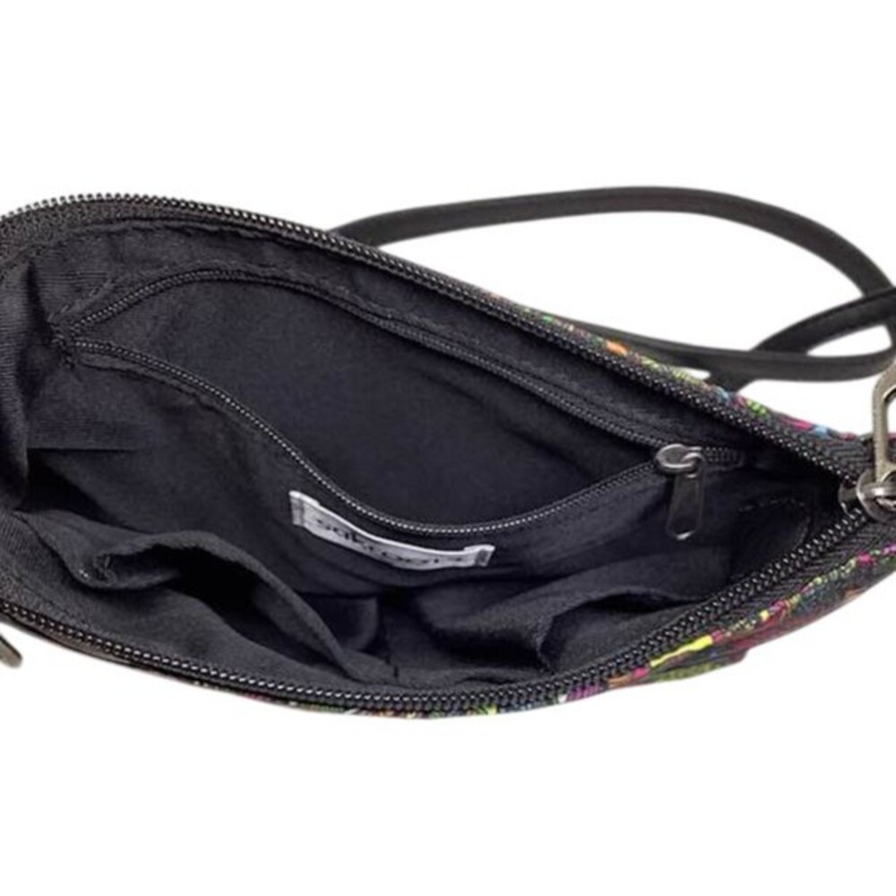 Sakroots Crossbody Purse Travel Umbrella Set Kaleidoscope Flowers Sling Artist - Picture 8 of 10
